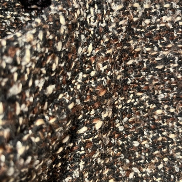 Chico’s tweed jacket- brown, white, black threads - Picture 4 of 11